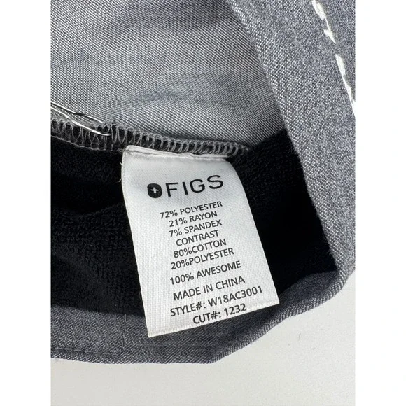 FIGS Lupi Scrub Cap Graphite Just Saving Lives NBD Embroidered W18AC3001 NEW - Picture 4 of 7